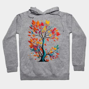 coloful tree Hoodie